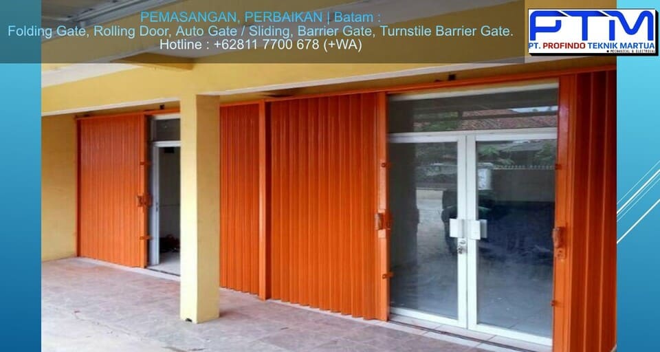 Folding Gate » +62811 7700 678 Folding Gate Batam, Rolling Door